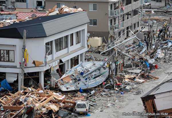 the devistation in Japan